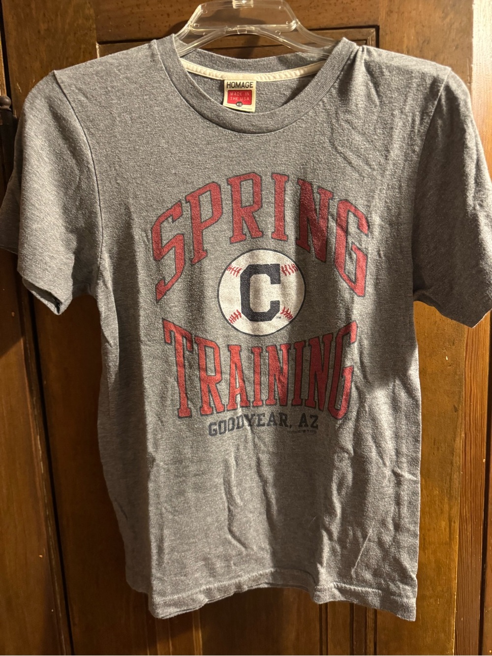 Homage Cleveland Indians Spring Training Tee. Unisex Size XS.
